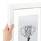 ArtToFrames 20x20" Matted Picture Frame with 16x16" Single Mat Photo Opening Framed in 1.25" White and 2" Mat (FWM-3966-20x20)